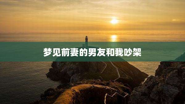 梦见前妻的男友和我吵架
