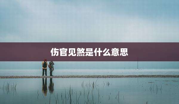 伤官见煞是什么意思
