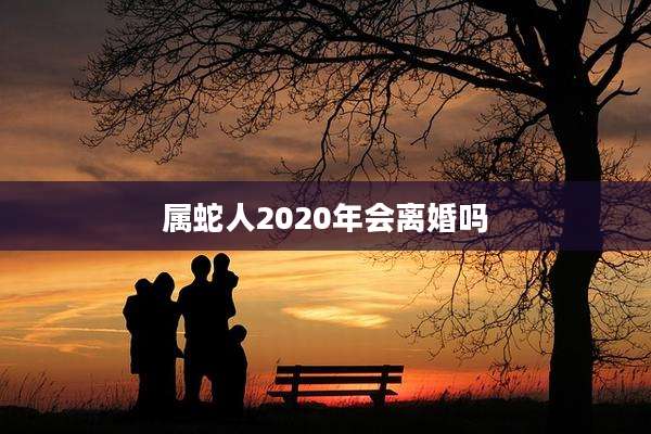 属蛇人2020年会离婚吗