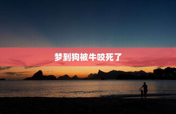 梦到狗被牛咬死了