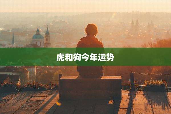 虎和狗今年运势