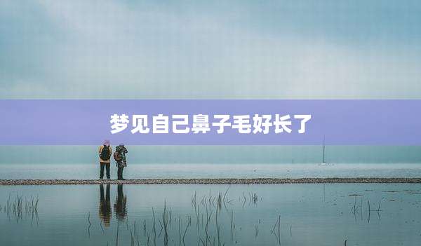 梦见自己鼻子毛好长了