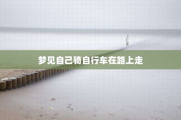 梦见自己骑自行车在路上走
