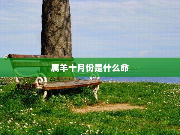 属羊十月份是什么命