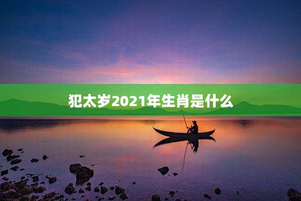 犯太岁2021年生肖是什么