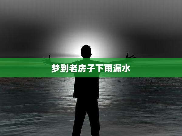 梦到老房子下雨漏水