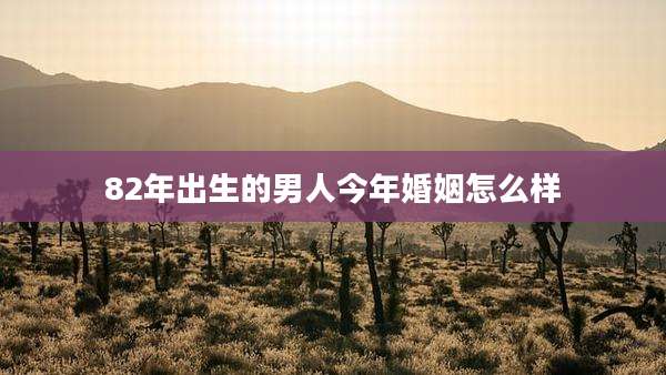82年出生的男人今年婚姻怎么样