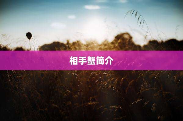 相手蟹简介