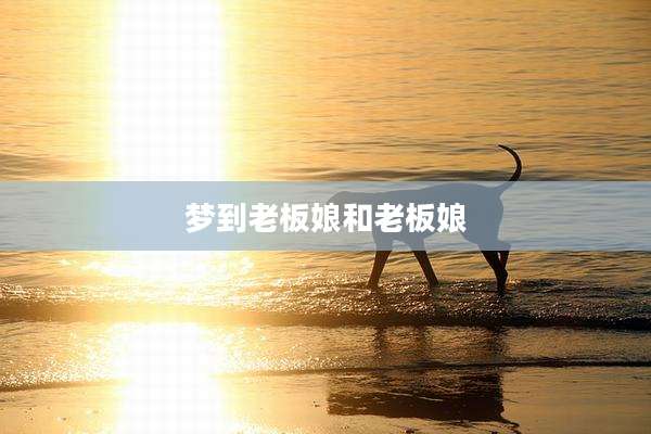 梦到老板娘和老板娘
