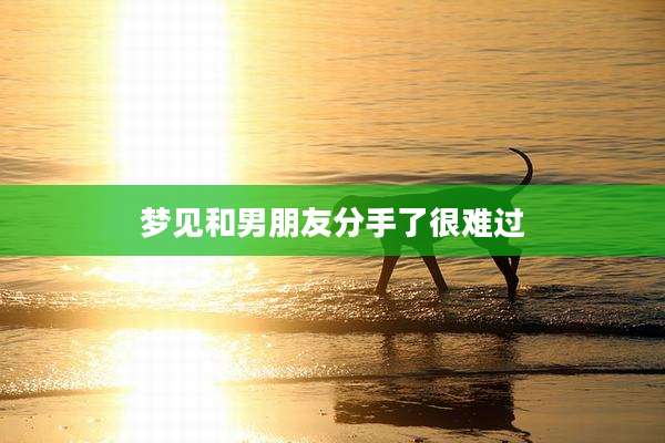 梦见和男朋友分手了很难过