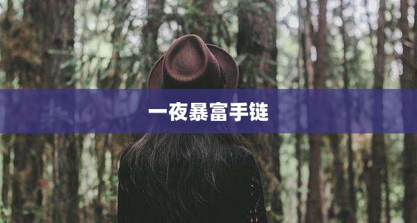 一夜暴富手链