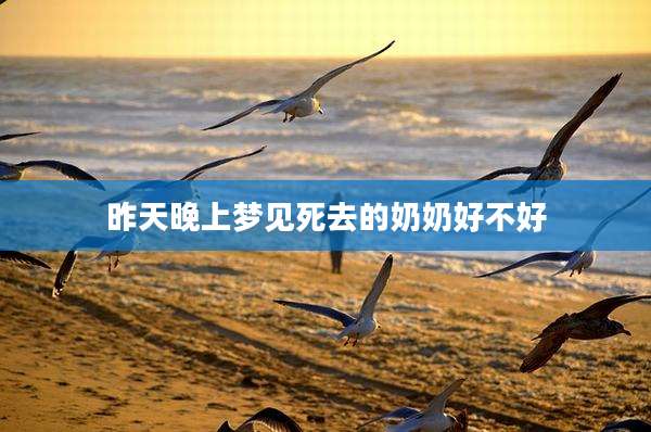昨天晚上梦见死去的奶奶好不好