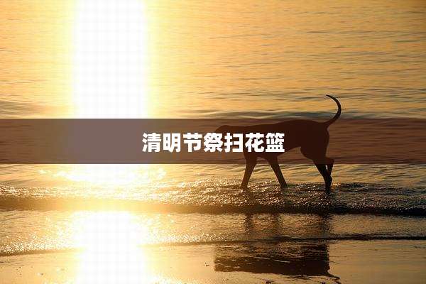 清明节祭扫花篮