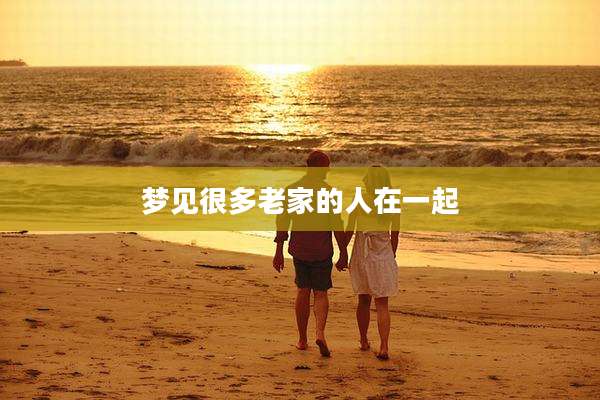 梦见很多老家的人在一起