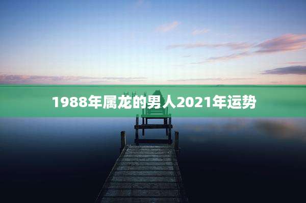 1988年属龙的男人2021年运势