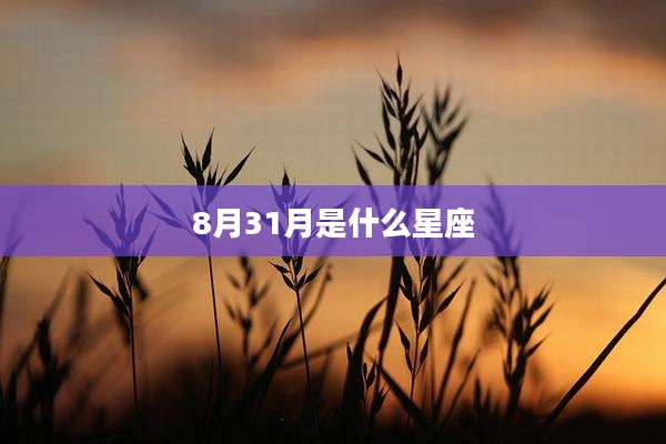 8月31月是什么星座