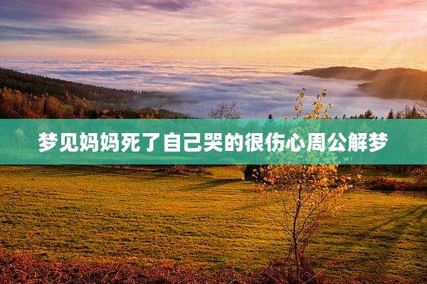 梦见妈妈死了自己哭的很伤心周公解梦