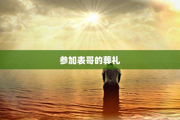 参加表哥的葬礼