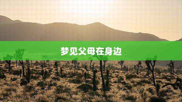 梦见父母在身边
