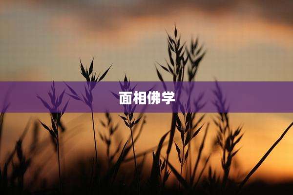 面相佛学