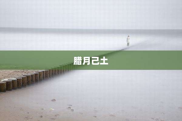 腊月己土