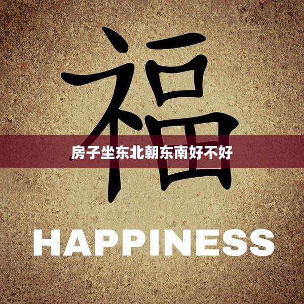 房子坐东北朝东南好不好