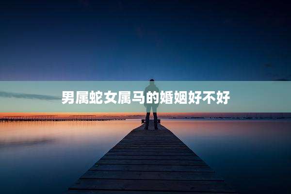男属蛇女属马的婚姻好不好