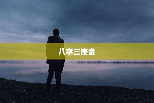 八字三庚金
