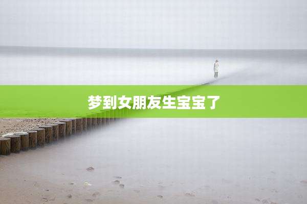 梦到女朋友生宝宝了