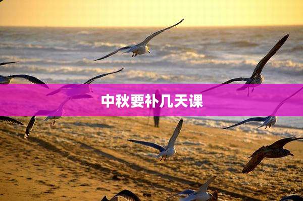 中秋要补几天课