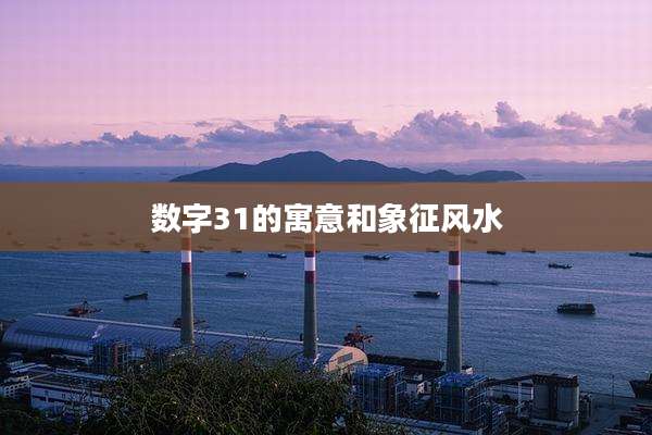 数字31的寓意和象征风水