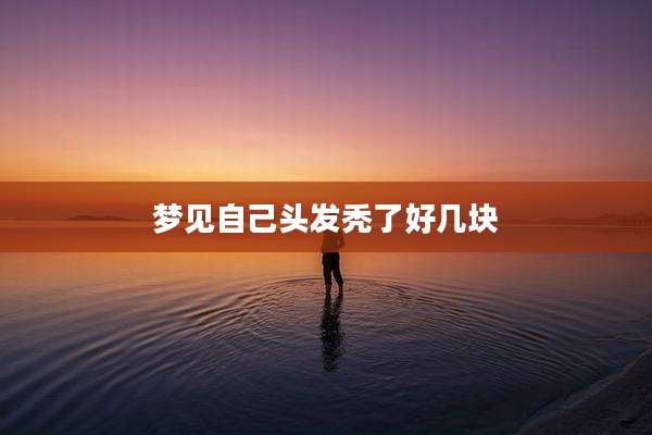 梦见自己头发秃了好几块