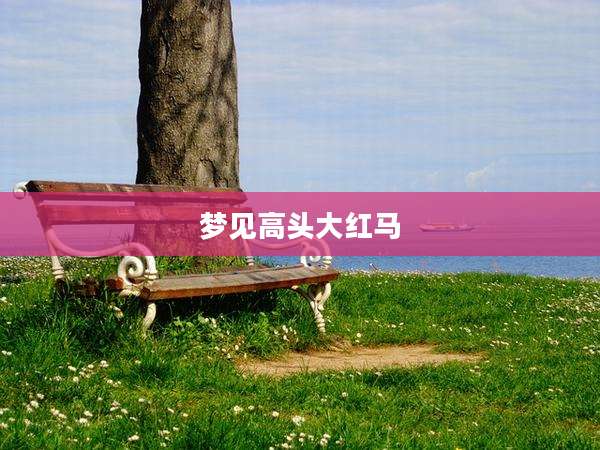 梦见高头大红马