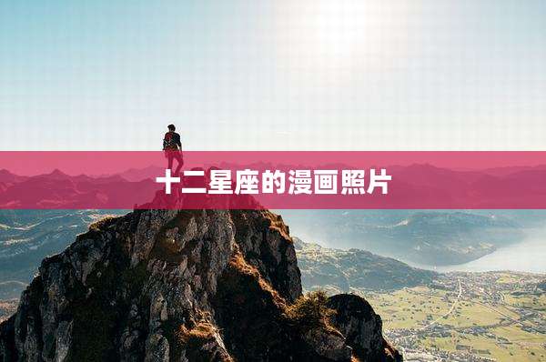 十二星座的漫画照片