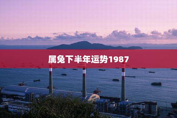 属兔下半年运势1987