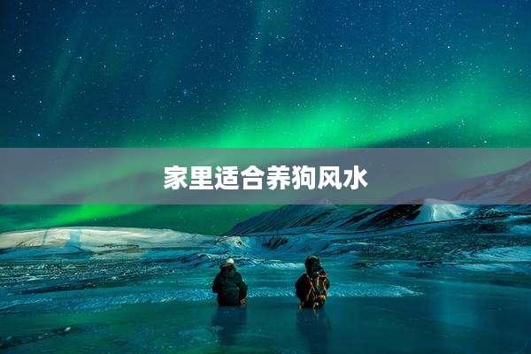 家里适合养狗风水