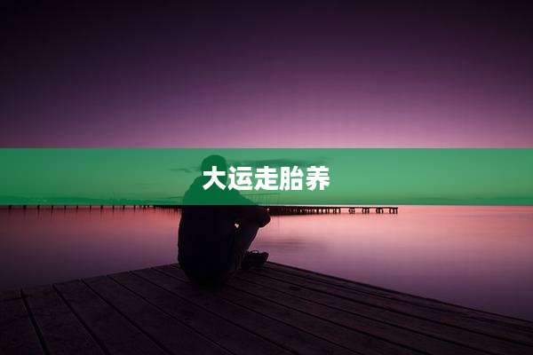 大运走胎养
