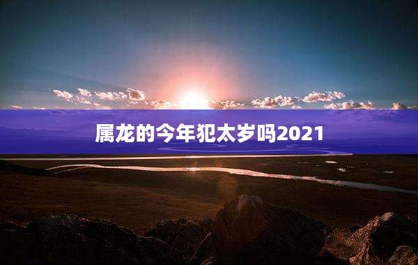 属龙的今年犯太岁吗2021