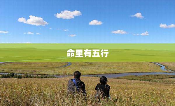 命里有五行