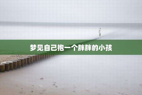 梦见自己抱一个胖胖的小孩