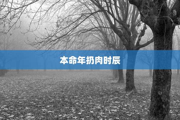 本命年扔肉时辰