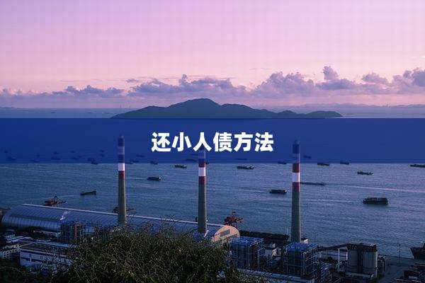 还小人债方法