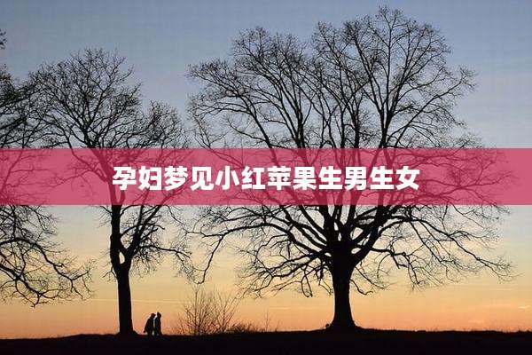 孕妇梦见小红苹果生男生女