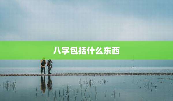 八字包括什么东西