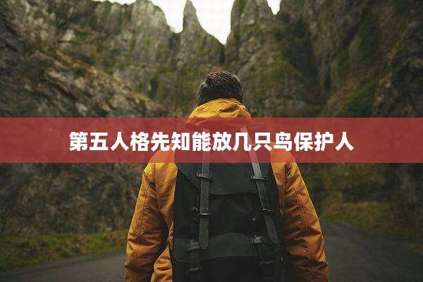 第五人格先知能放几只鸟保护人
