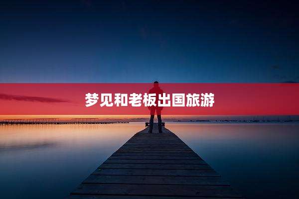 梦见和老板出国旅游