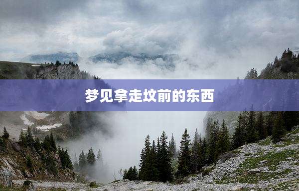 梦见拿走坟前的东西