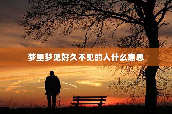 梦里梦见好久不见的人什么意思
