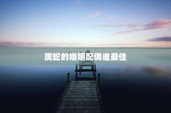 属蛇的婚姻配偶谁最佳