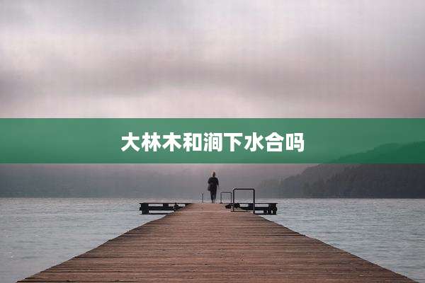 大林木和涧下水合吗